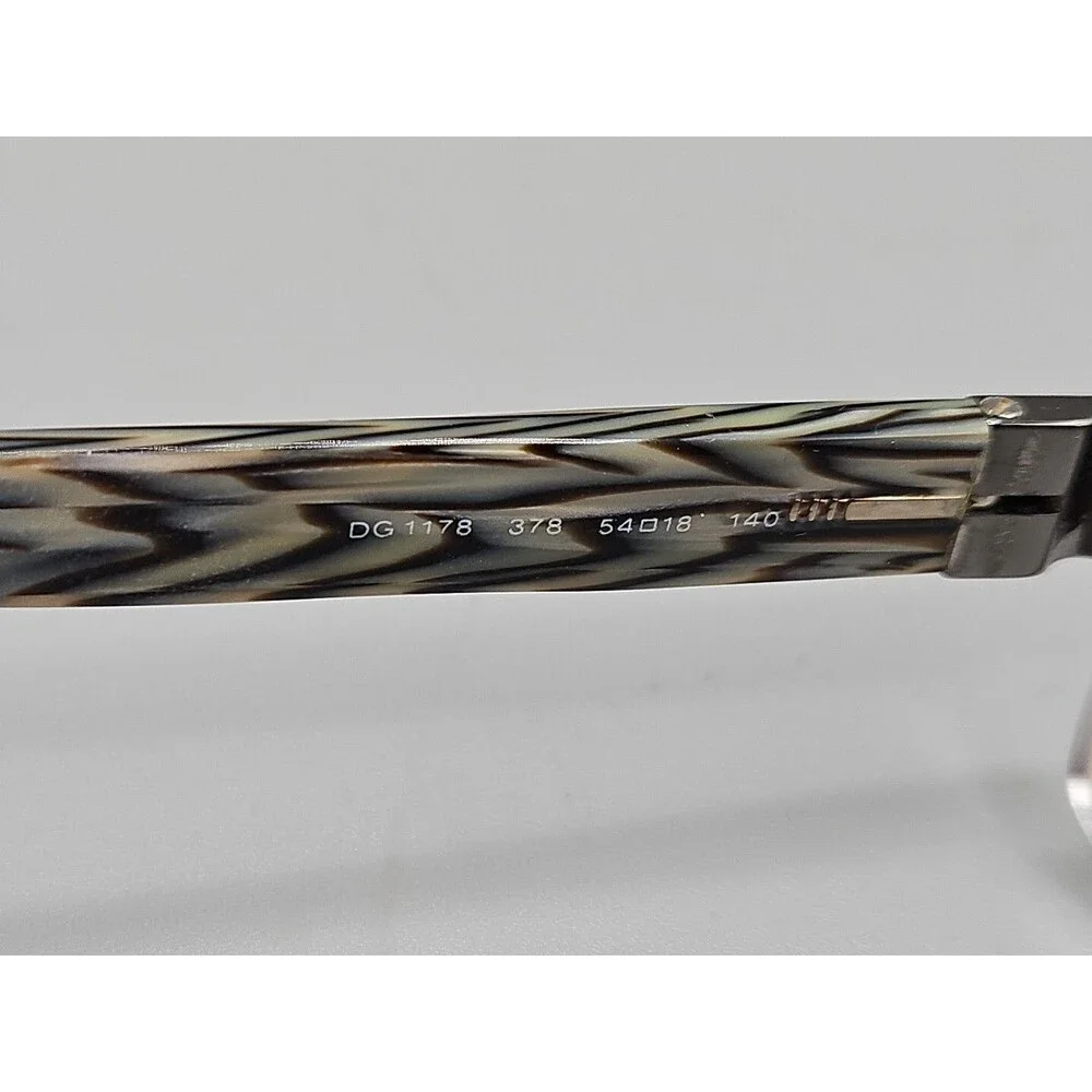 Dolce Gabbana Women's Eyeglasses DG 1178 378 Frames Only 54 18 140 Zebra Stripe